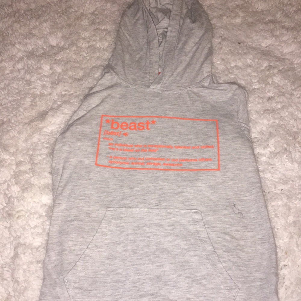 Boys hooded long sleeve top